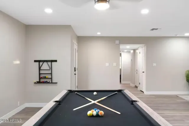 a room with gym equipment