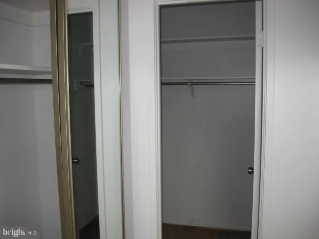 a view of a closet