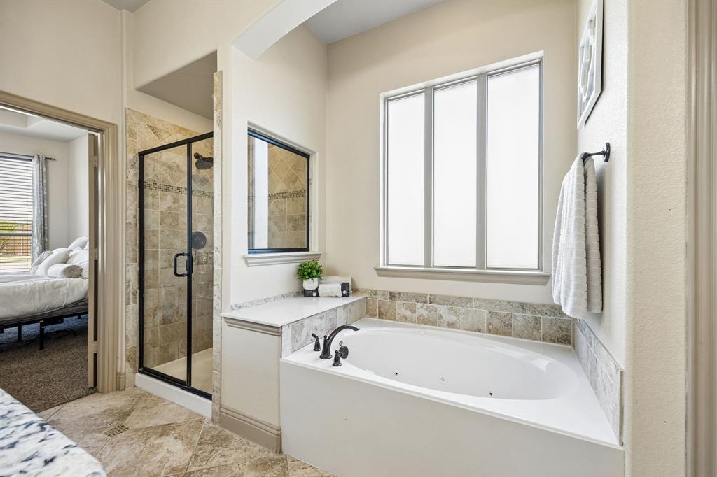 1341 Canary Lane Forney, TX 75126 - Photo 17 of 34 Primary bath with separate shower.