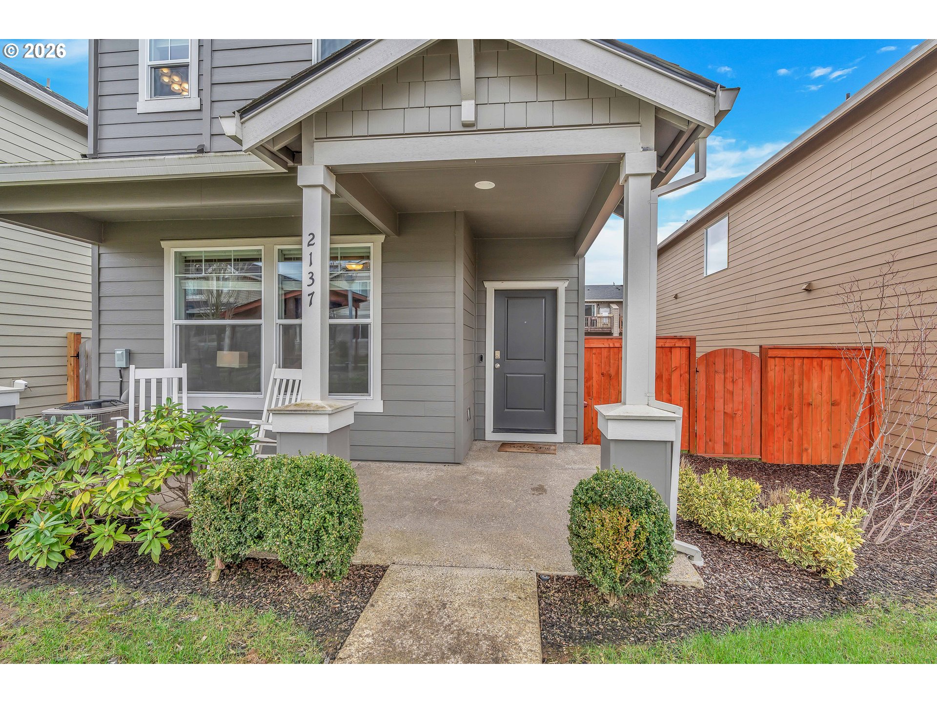 2137 Southeast 15th Alley Gresham, OR 97080 - Photo 4 of 44 a front view of a house with garden