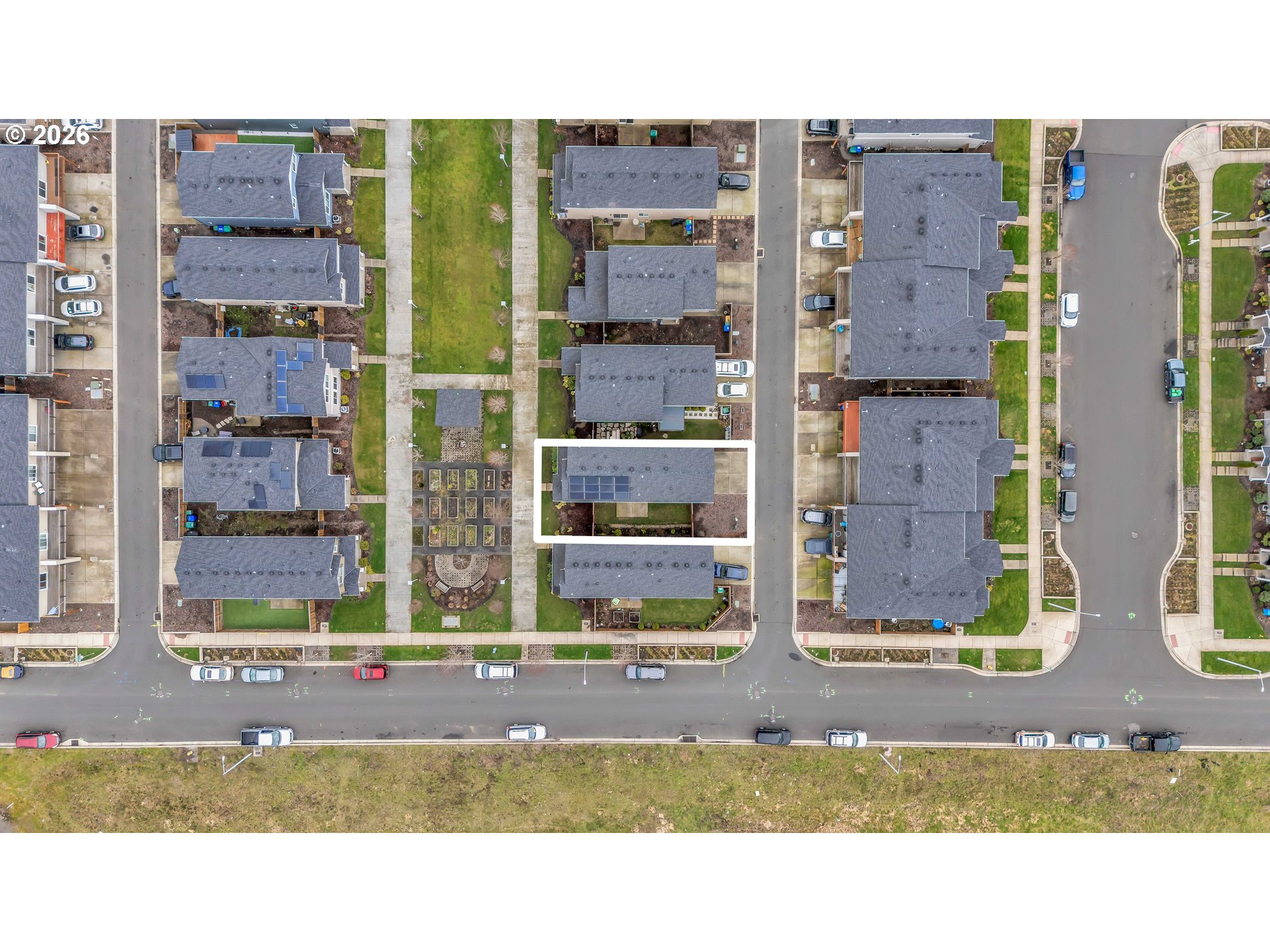 2137 Southeast 15th Alley Gresham, OR 97080 - Photo 44 of 44 a black and white building with a view of the background