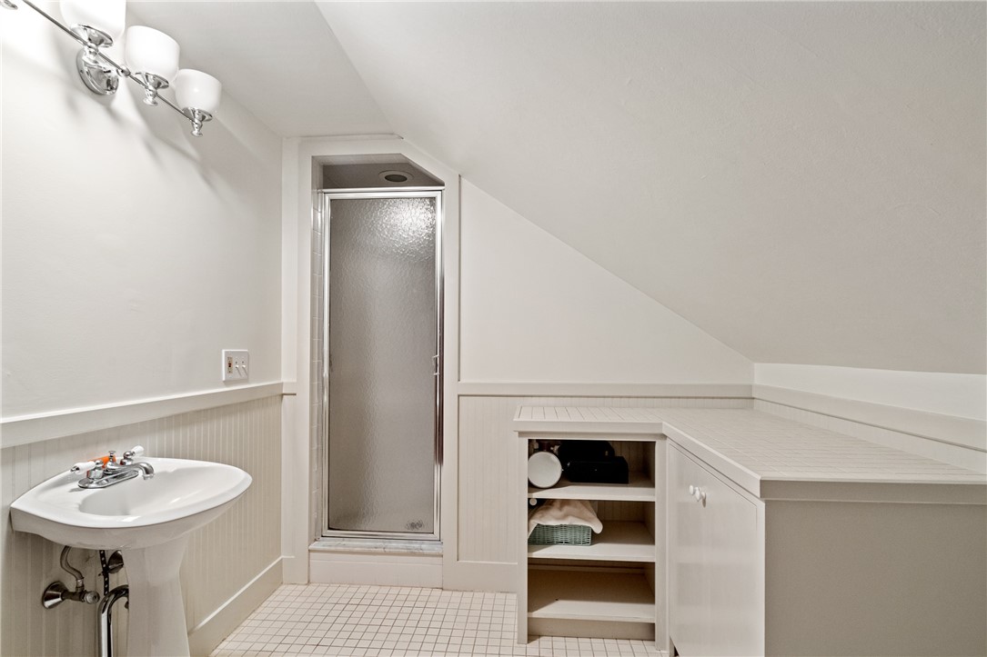 14 Greenough Place, Unit A Newport, RI 02840 - Photo 22 of 24 3rd floor bathroom with shower stall (mirror to be installed by move in)