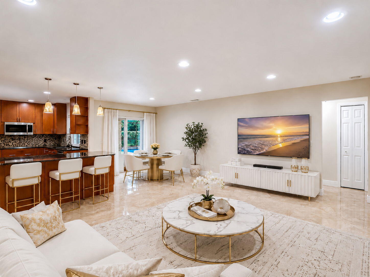 20764 Sorolla Terrace Boca Raton, FL 33433 - Photo 14 of 55 Kitchen/Family Room-Virtually Staged