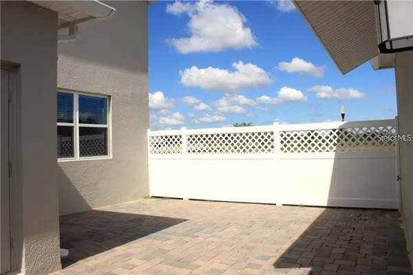 a view of front door of a house