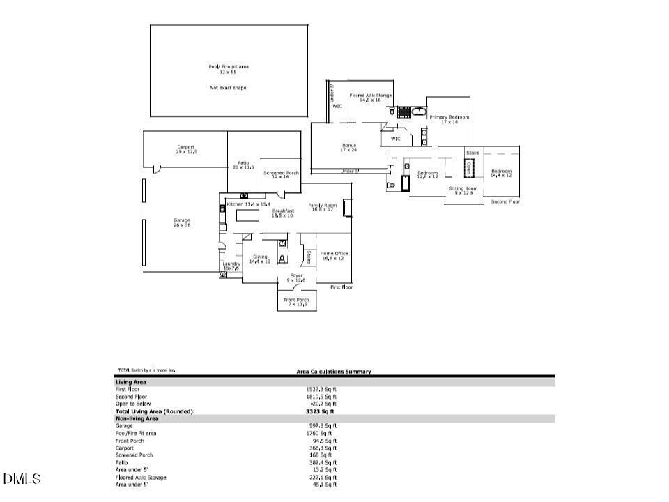 387 Old Stage Road Willow Spring, NC 27592 - Photo 52 of 52 Floor Plan Image