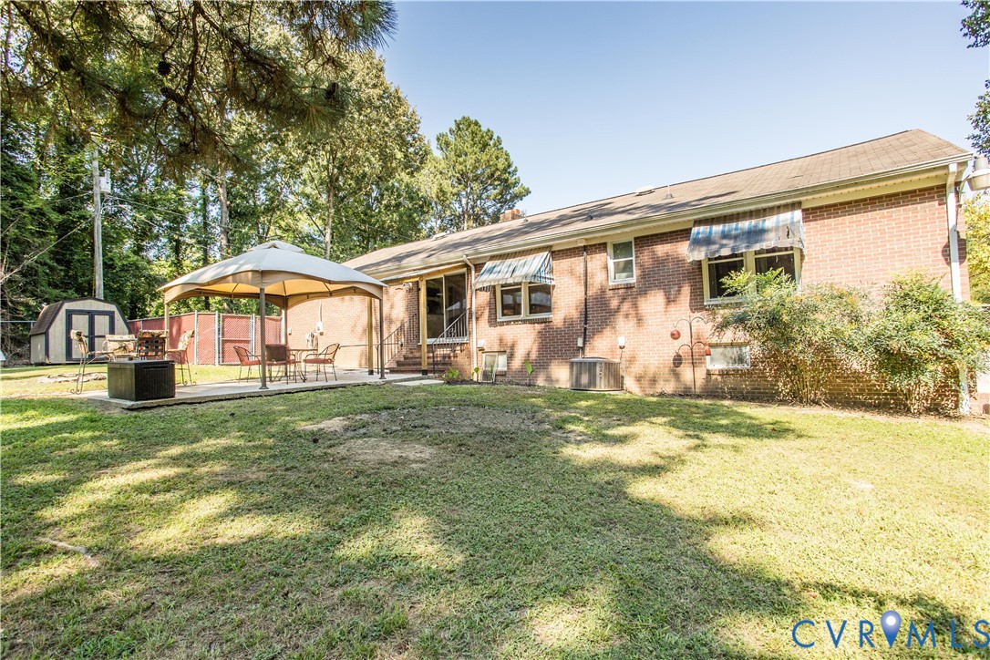 20808 Little Road Petersburg, VA 23803 - Photo 35 of 35 Backyard offering a covered patio, great for relax