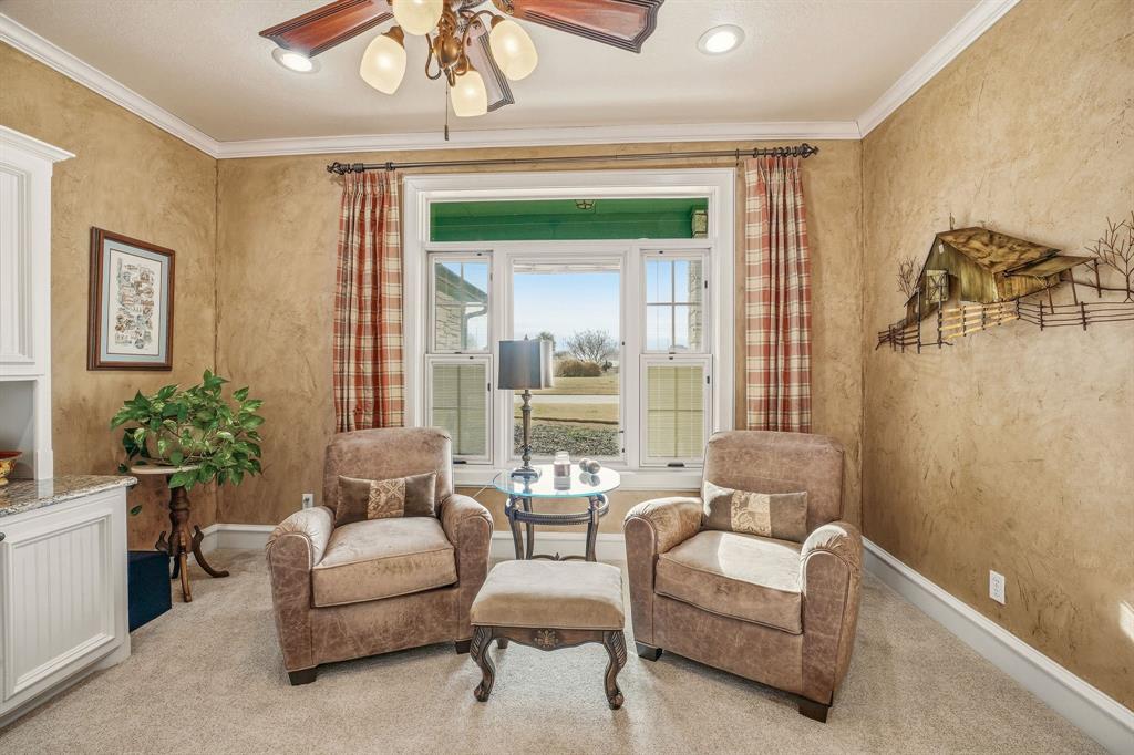 501 County Road 103 Comanche, TX 76442 - Photo 18 of 40 a living room with furniture and a large window