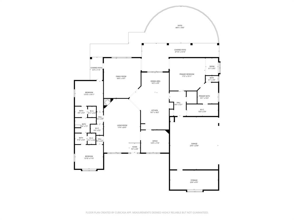 501 County Road 103 Comanche, TX 76442 - Photo 40 of 40 a picture of floor plan