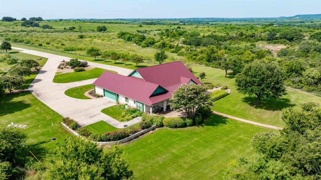 501 County Road 103 Comanche, TX 76442 - Photo 6 of 40 an aerial view of residential houses with outdoor space and street view