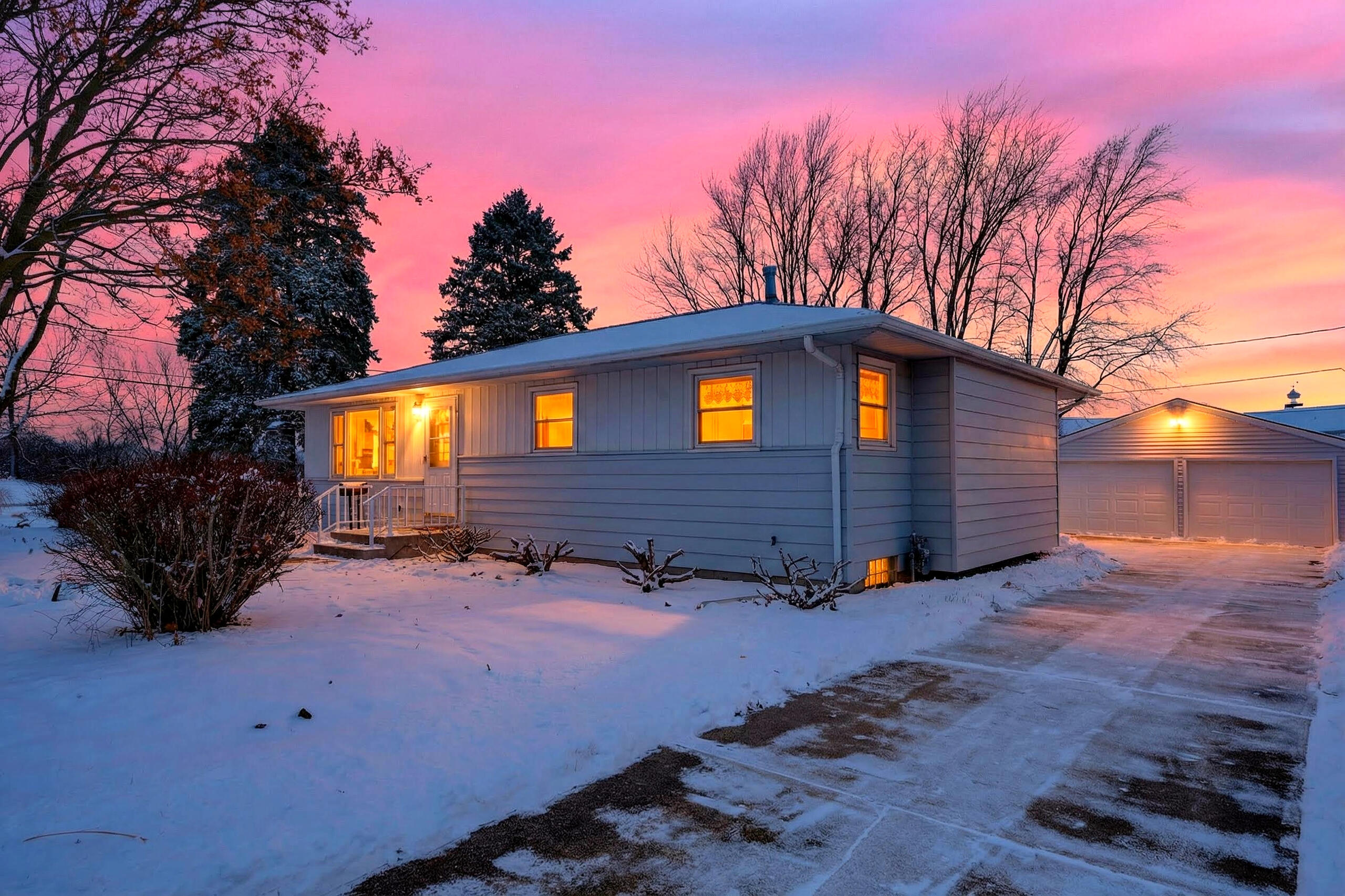 362 State Street Sheboygan Falls, WI 53085 - Photo 33 of 33 Twilight Photo Front of Home