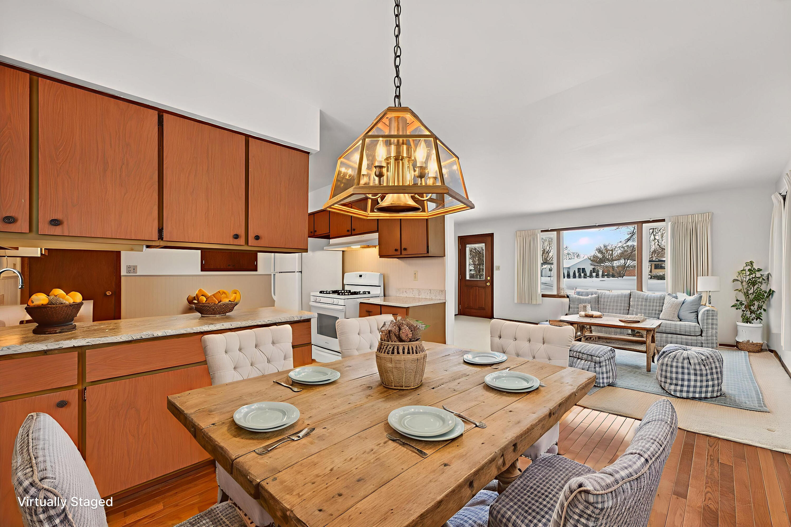 362 State Street Sheboygan Falls, WI 53085 - Photo 7 of 33 Virtually Staged Dining Living Room
