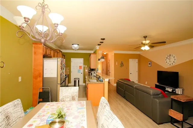 a view of a living room