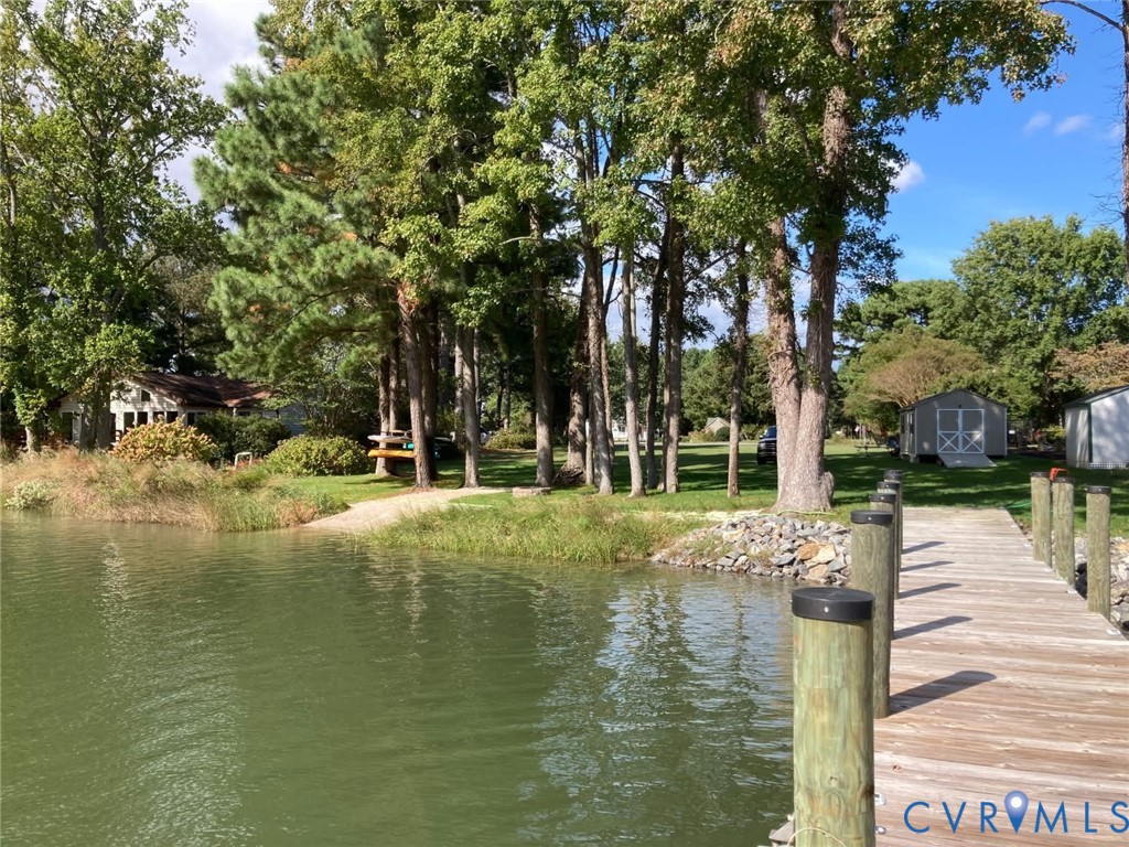 36 Rudder Place Heathsville, VA 22473 - Photo 4 of 9 Waterfront property with a wooden dock, sandy shor