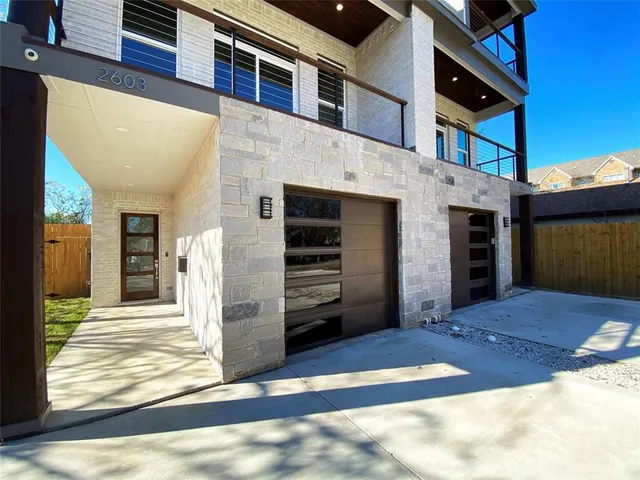 a view of a balcony with an outdoor space