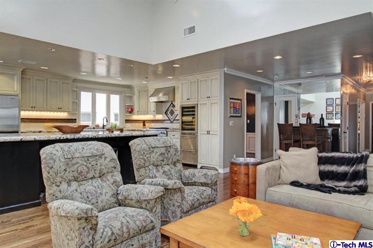 532 Alhambra Road San Gabriel, CA 91775 - Photo 8 of 28 a living room with furniture and a kitchen view