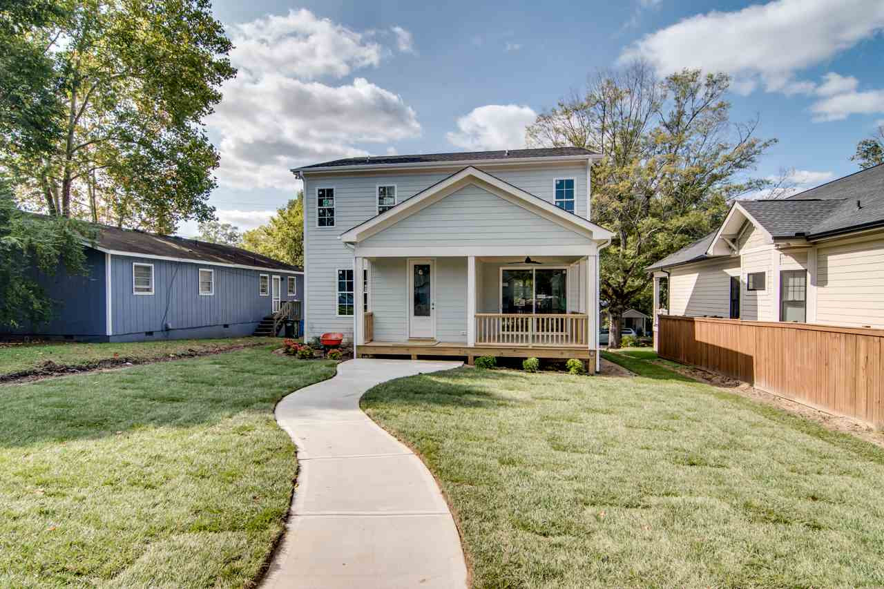 1006 Onslow Street Durham, NC 27705 - Photo 30 of 30 a front view of a house with a yard and porch
