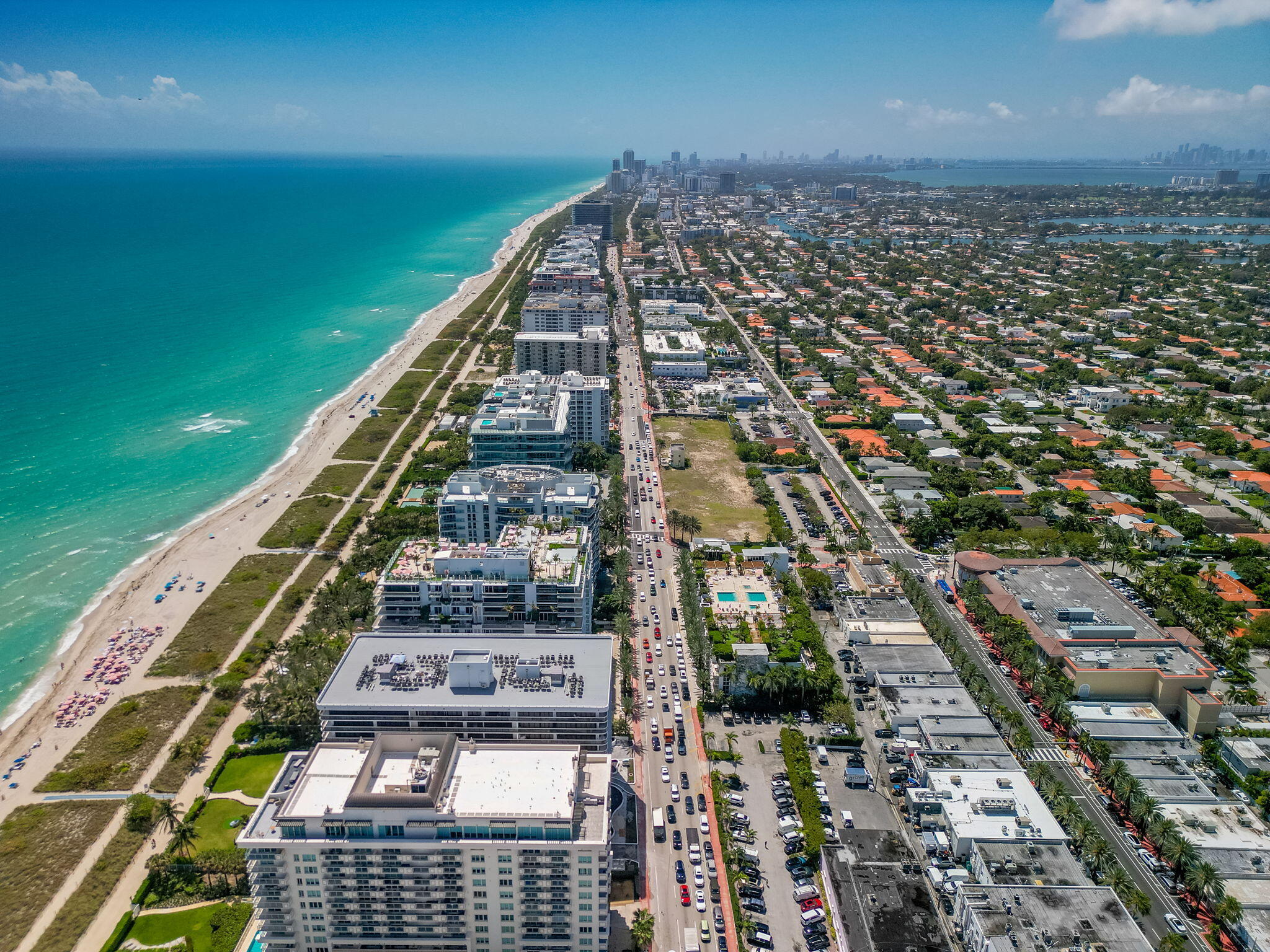 9455 Collins Avenue, Unit 305 Surfside, FL 33154 - Photo 56 of 58 an aerial view of a city