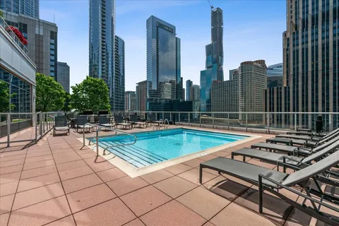 a view of outdoor space with seating area