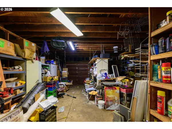 a view of storage and utility room