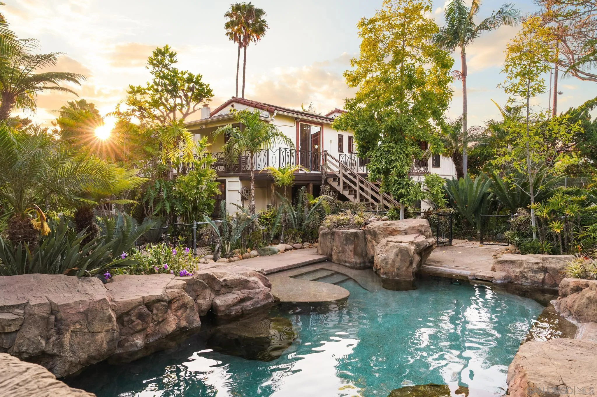 1010 Myrtle Way San Diego, CA 92103 - Photo 41 of 70 a view of house with swimming pool and a yard