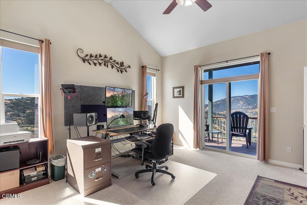 30730 Fox Ridge Court Tehachapi, CA 93561 - Photo 28 of 61 a view of a workspace with furniture and a window