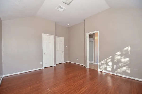 a view of livingroom with hardwood floor