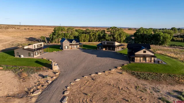 a view of a city and ocean view