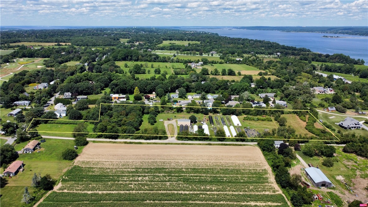 0 Wapping Road Portsmouth, RI 02871 - Photo 2 of 19 The front lot and Wapping Road is to the left.