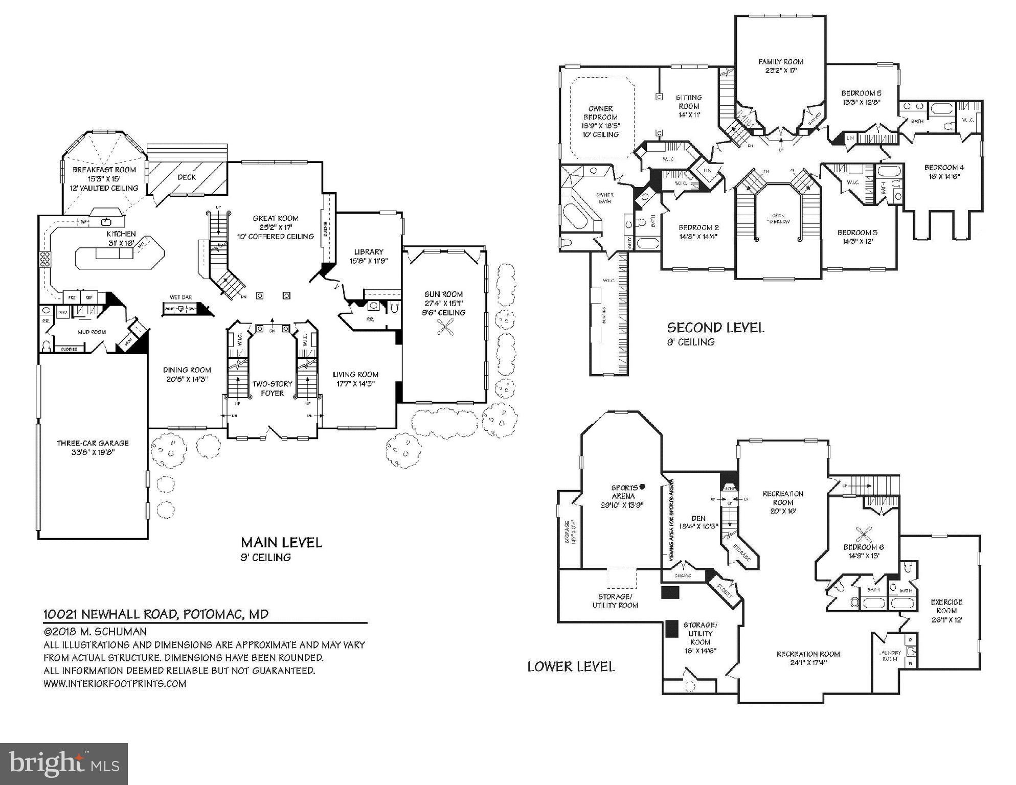 10021 Newhall Road Potomac, MD 20854 - Photo 30 of 30 Floor Plans