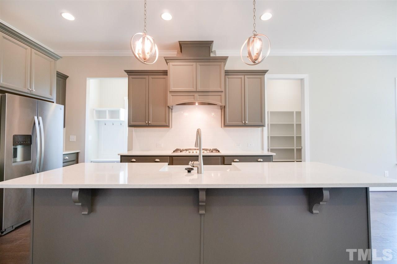 520 Adkins Ridge Road Rolesville, NC 27571 - Photo 10 of 25 a kitchen with stainless steel appliances a sink and cabinets