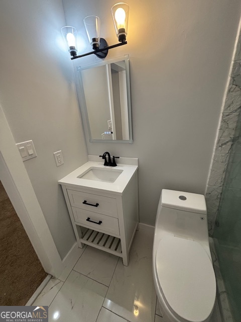 3260 Valley Bend Road South Fulton, GA 30349 - Photo 19 of 23 a bathroom with a sink mirror and toilet