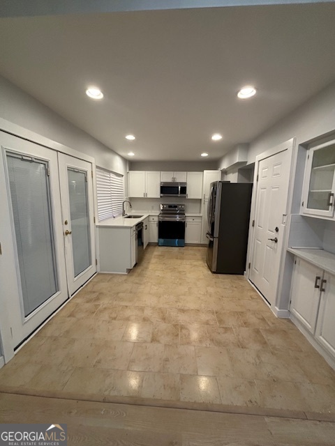 3260 Valley Bend Road South Fulton, GA 30349 - Photo 6 of 23 a view of kitchen with refrigerator and microwave