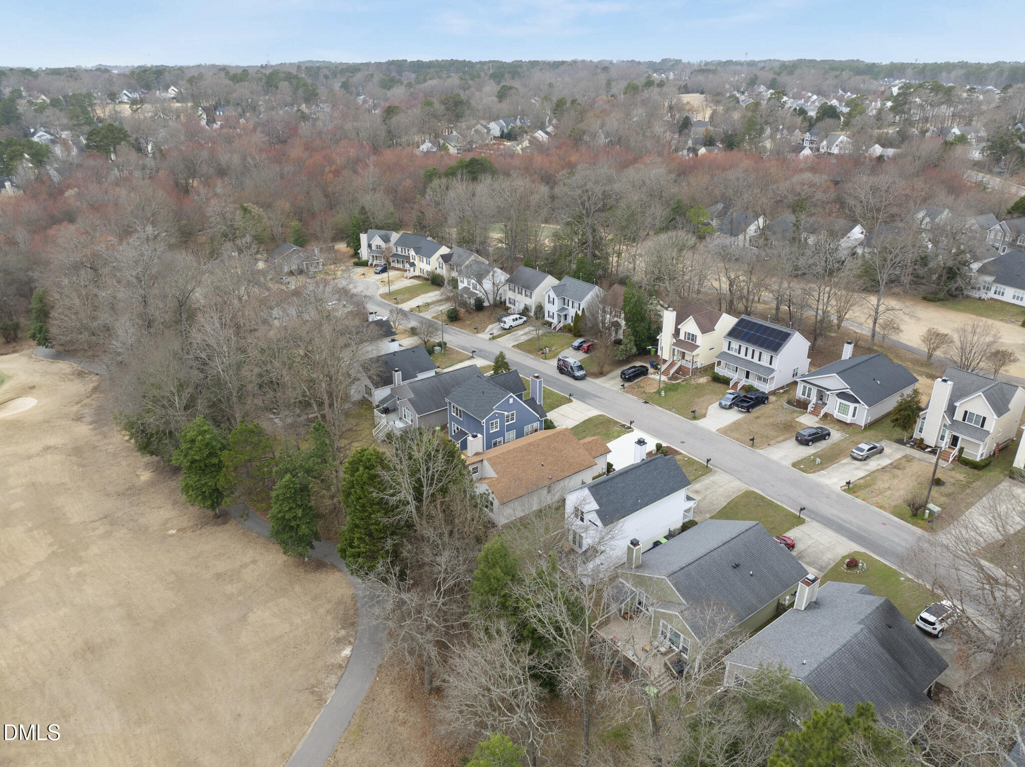1944 Talamore Court Raleigh, NC 27604 - Photo 29 of 30 an aerial view of a house with a mountain