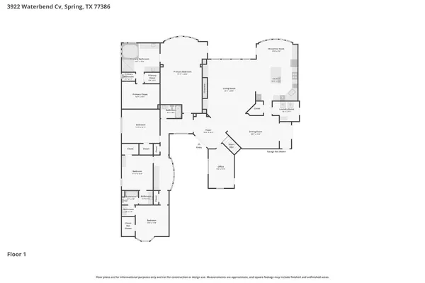 $1,099,000 | 3922 Waterbend Cove, Spring, TX 77386