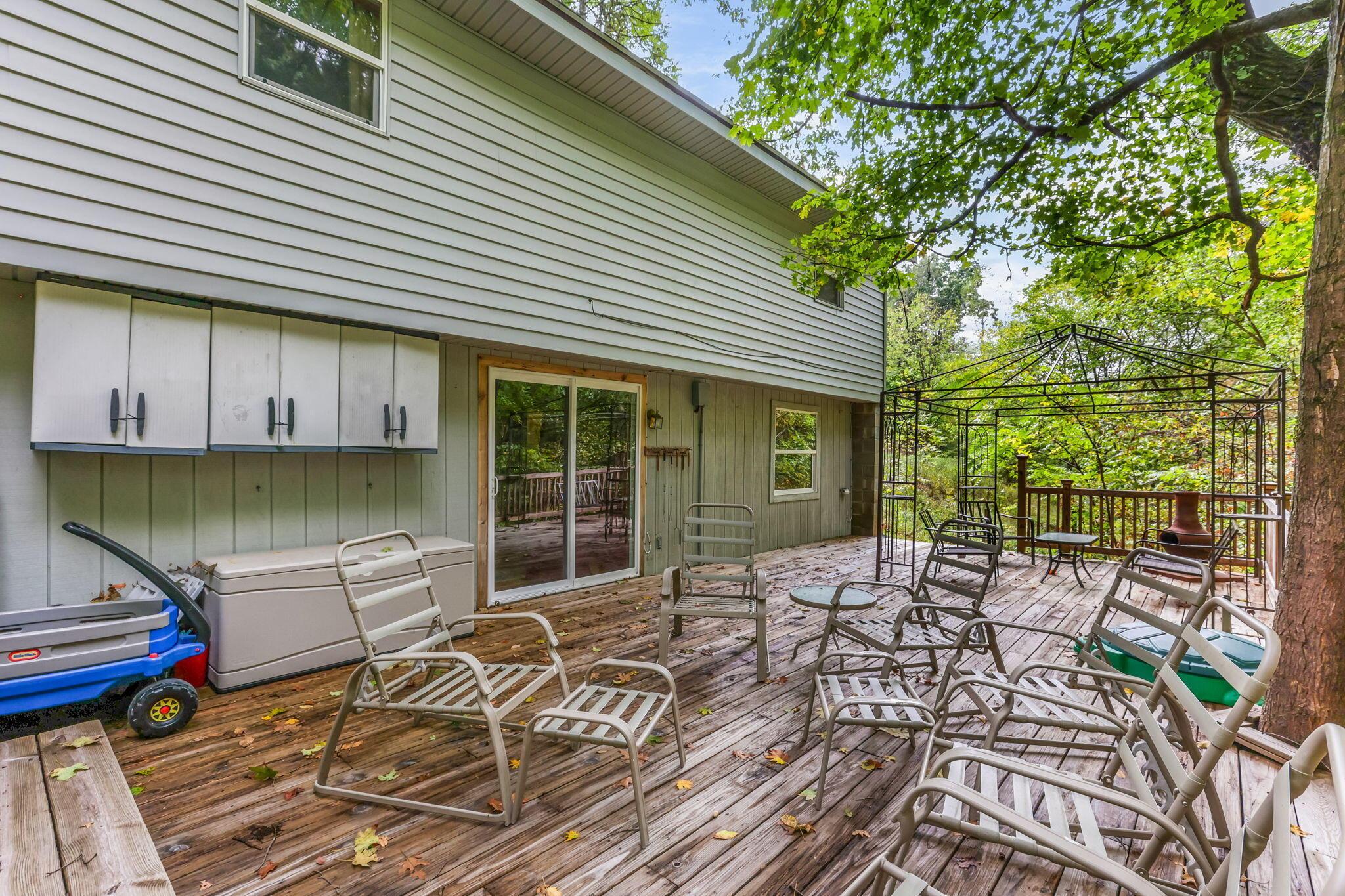 9126 Walnut Dowler Road Logan, OH 43138 - Photo 36 of 46 Deck with Walk Out