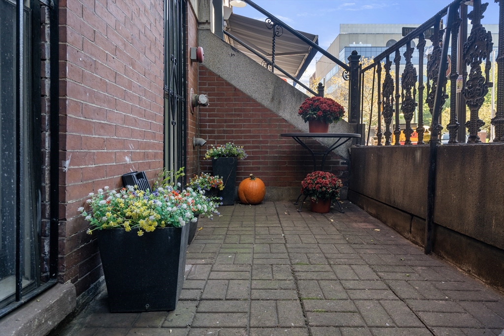 58 East Springfield Street, Unit 1 Boston, MA 02118 - Photo 21 of 21 a view of backyard with seating space and potted plants