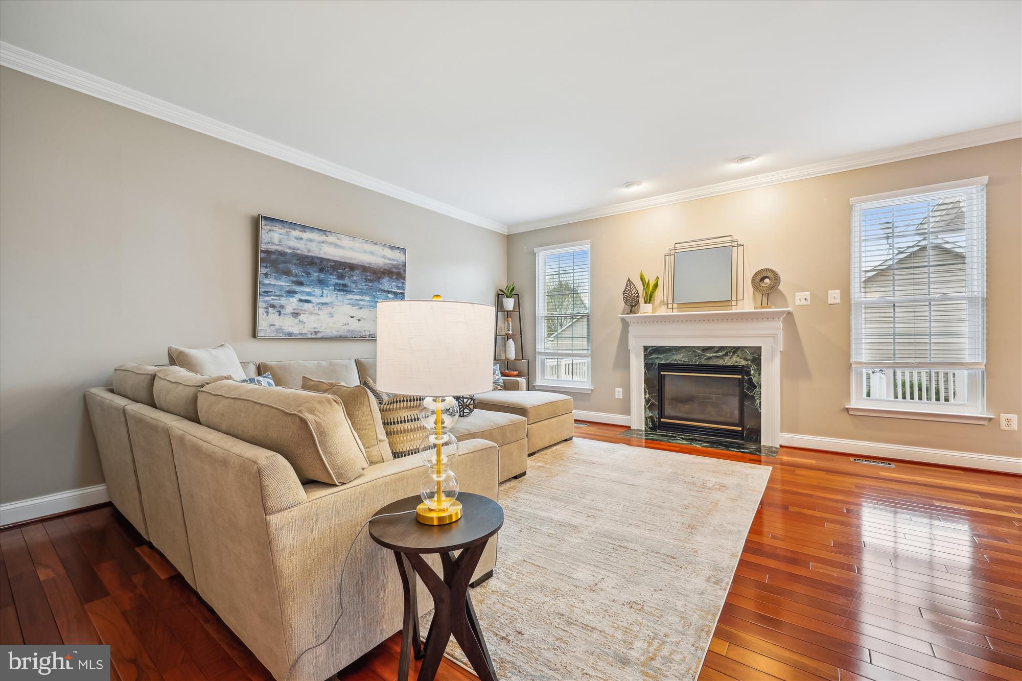 18301 Beechnut Way Boyds, MD 20841 - Photo 6 of 72 a living room with furniture and a fireplace