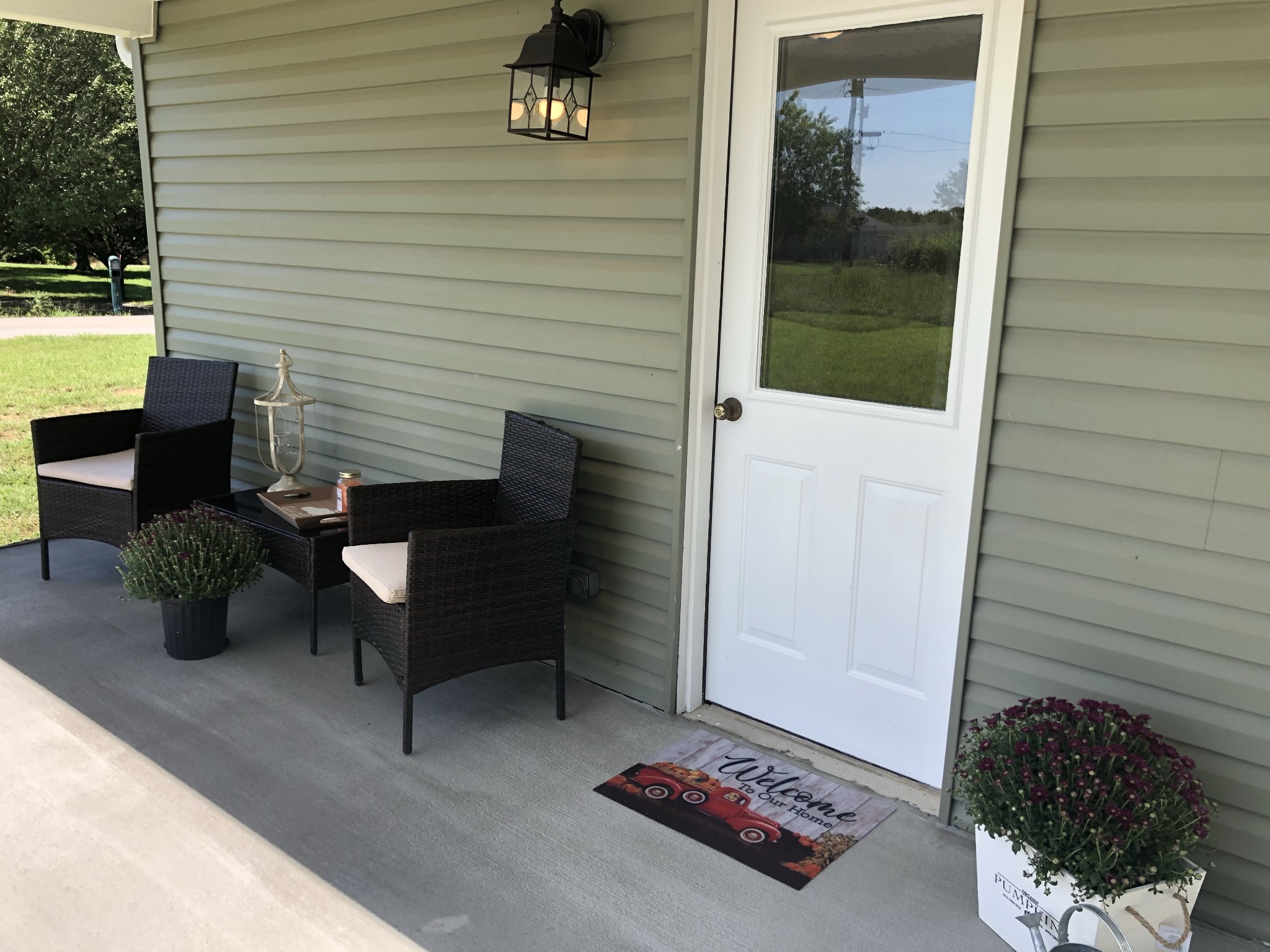 150 Absher Road Portland, TN 37148 - Photo 32 of 37 a backyard of a house with seating space