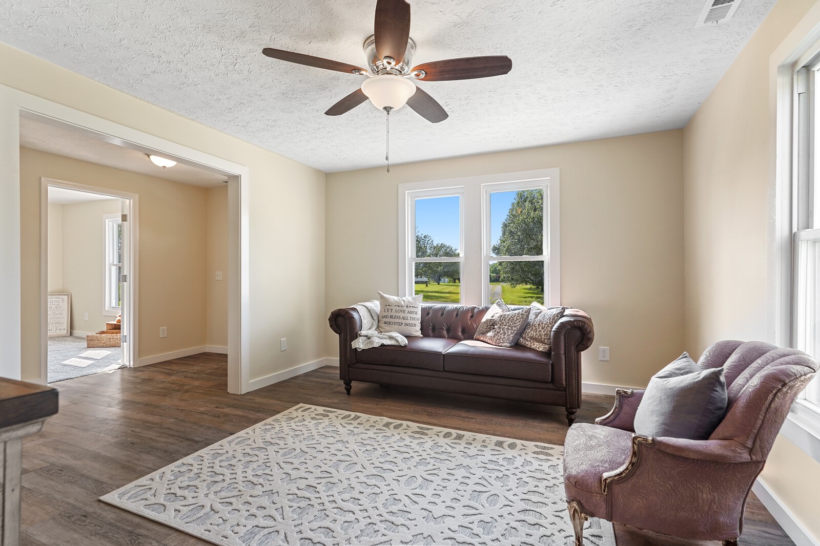 150 Absher Road Portland, TN 37148 - Photo 9 of 37 a living room with furniture and a large window