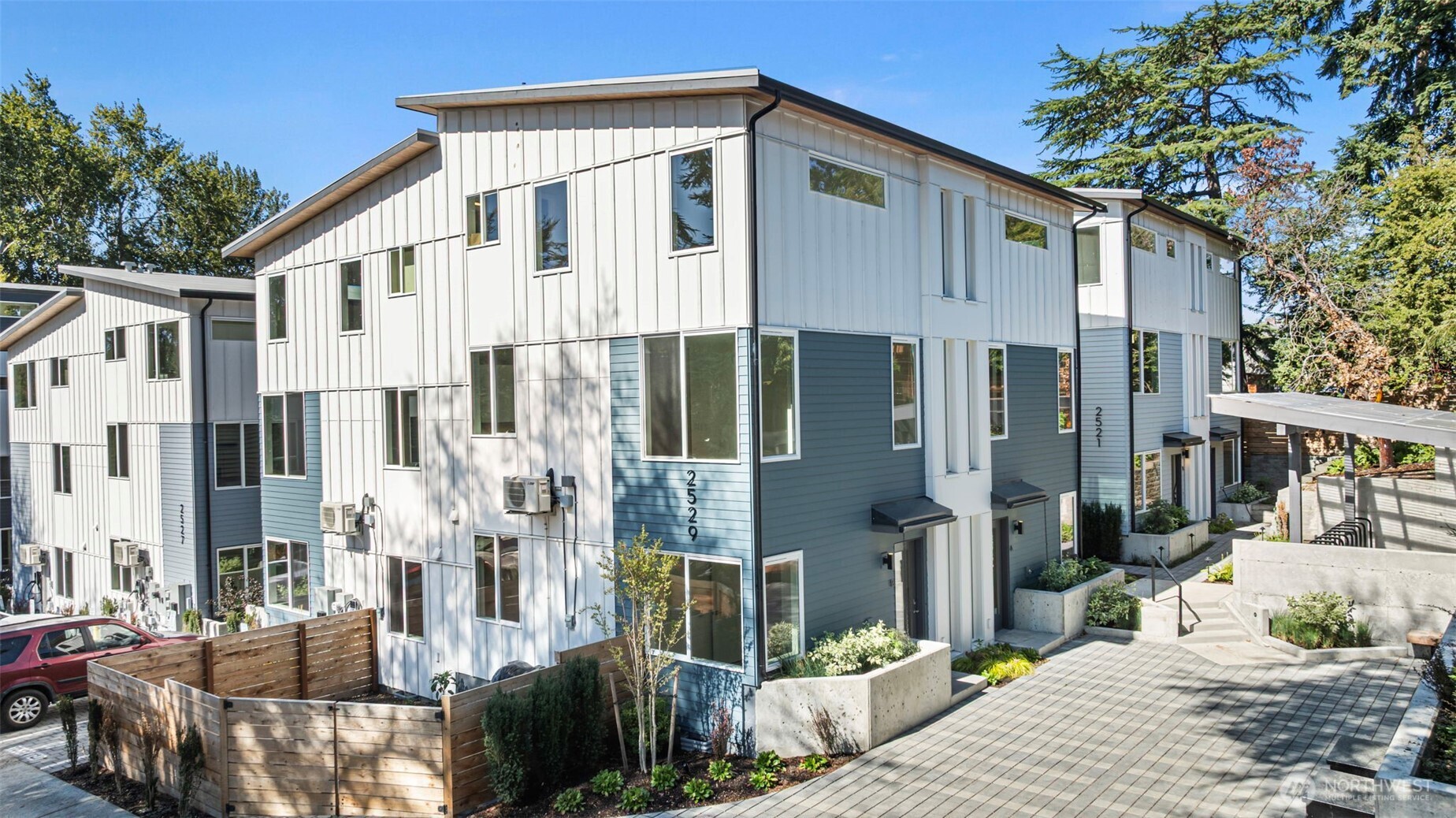 a view of multiple house