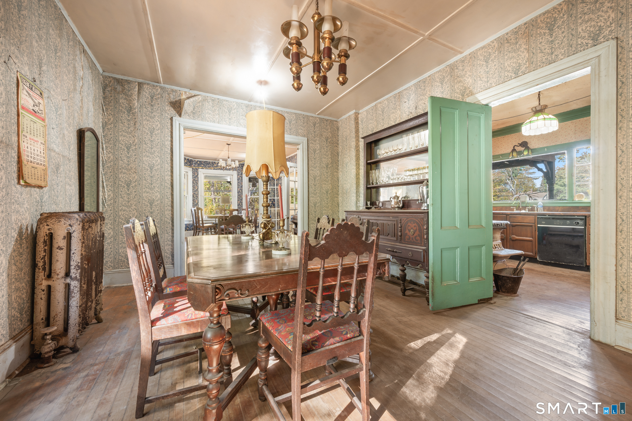 124 River Road Willington, CT 06279 - Photo 18 of 40 a view of a dining room with furniture window and outside view