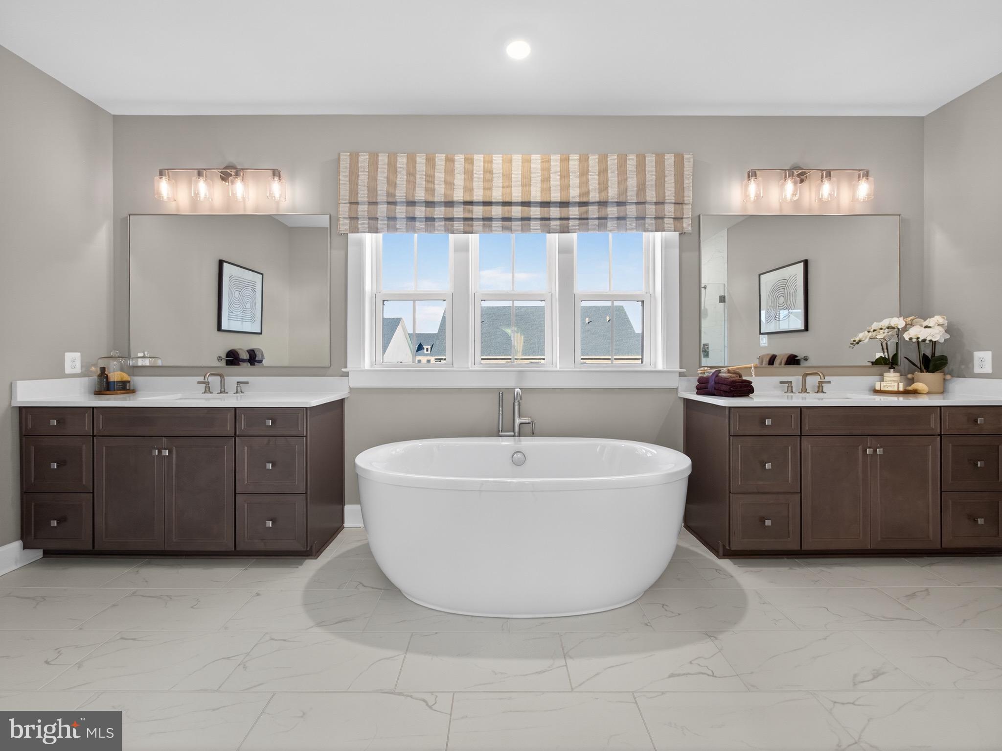 167 Brazier Lane Exton, PA 19341 - Photo 26 of 46 Elegant bathroom with free standing soaking tub.