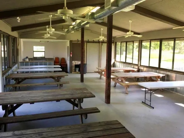 a view of outdoor space with seating