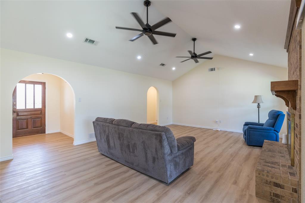 40 Carriage Road Abilene, TX 79605 - Photo 13 of 40 a living room with furniture and a wooden floor
