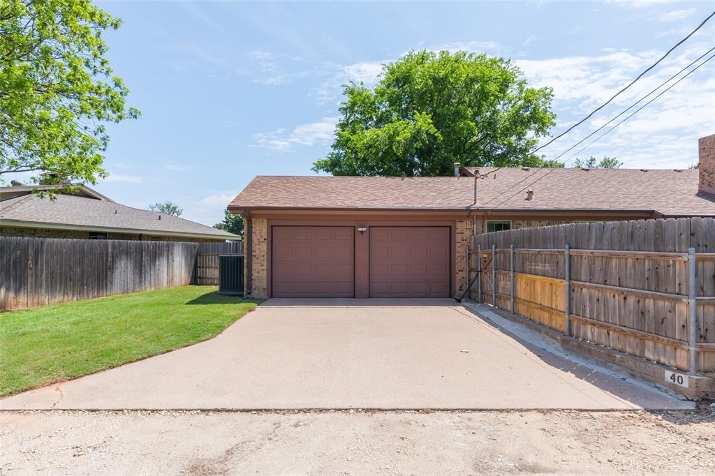 40 Carriage Road Abilene, TX 79605 - Photo 39 of 40 a view of backyard with wooden fence