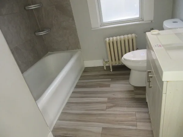 a bathroom with a sink and a toilet