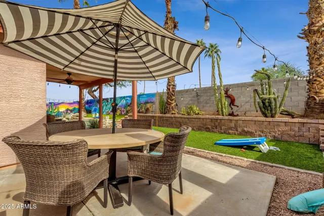 a park with lots of swings and slides