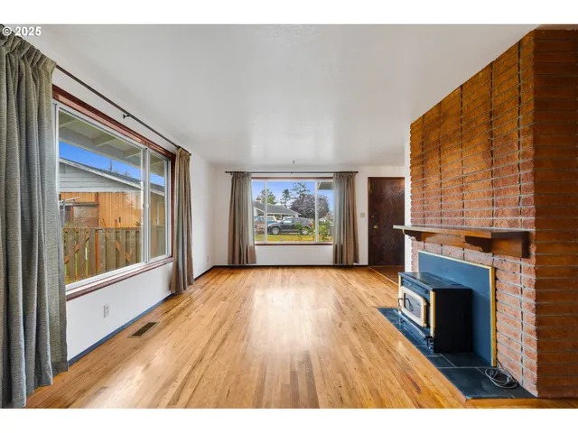 a view interior of the house with wooden floor