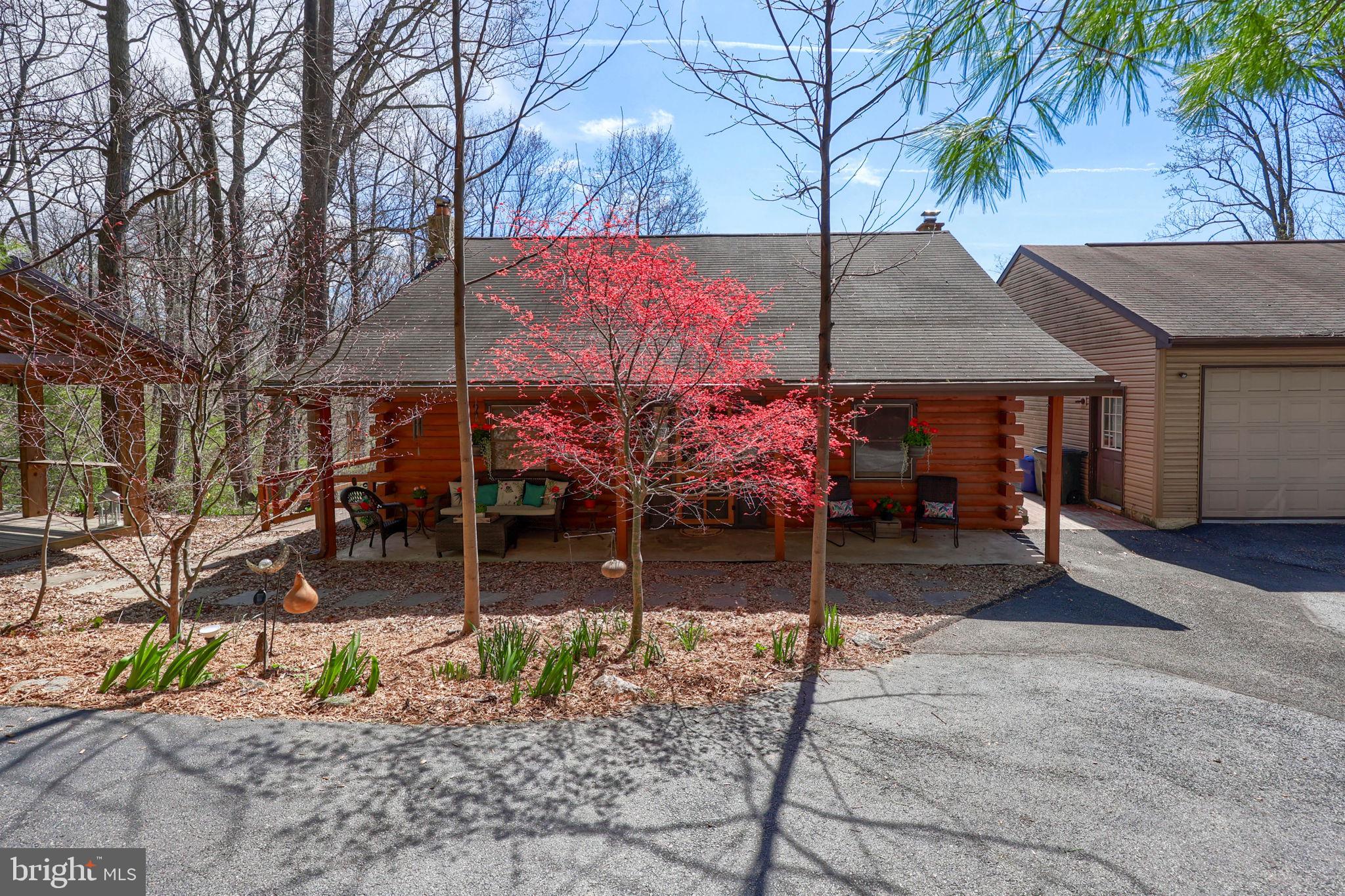 a view of a house with a patio