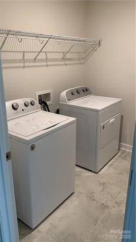 a view of a room with rack on the wall